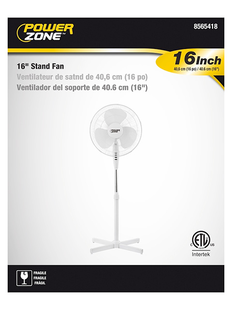 PowerZone Oscillating Floor Fan