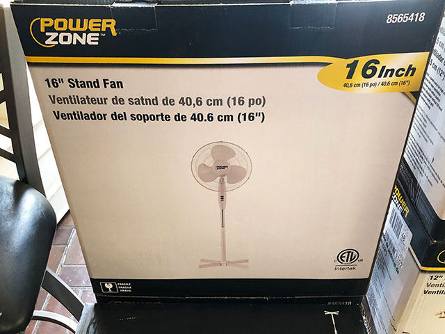 PowerZone Oscillating Floor Fan