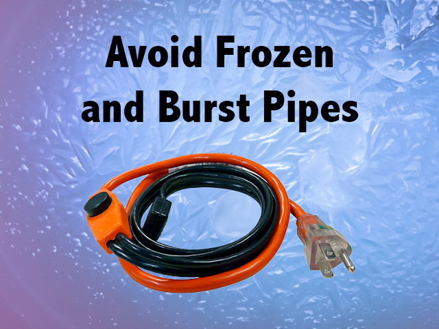Avoid Frozen and Burst Pipes