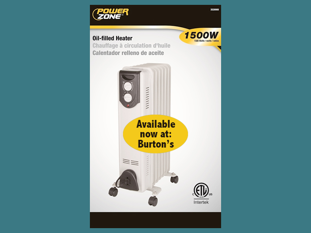 PowerZone Oil-Filled Heater
