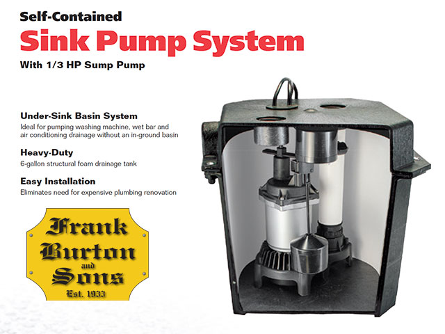 Heavy-Duty Sink Pump System