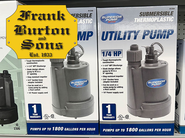 Need a Submersible Utility Pump?